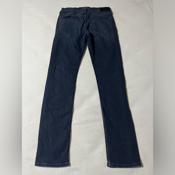 Paige Lennox Slim Jeans Mens Size 31 Actual 29x30.5 Stretch‎ Dark Wash - Picture 8 of 10